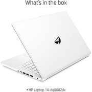 HP - 14 Laptop - Intel Celeron - 4GB Memory - 64GB eMMC - Snowflake white