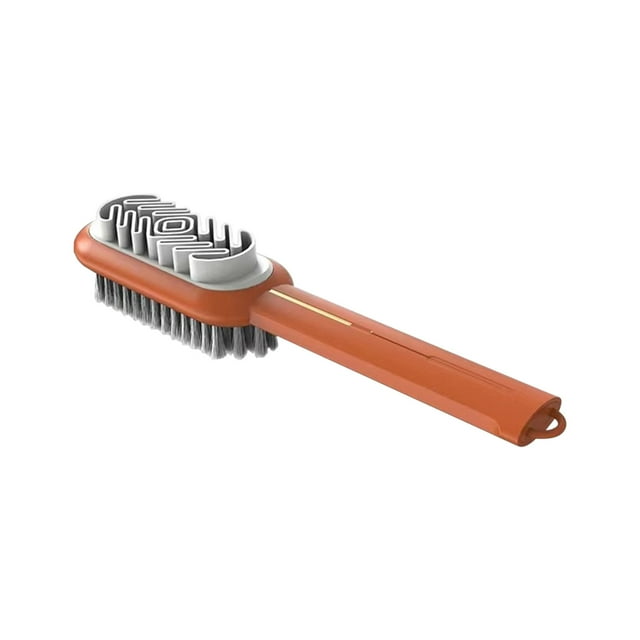 CEHVOM Shoe Brush Labor-saving Hanging Hole Portable 2-Sided Leather Shoe Boot Cleaning Brush Daily Use Clearance
