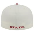 thumbnail image 4 of Men's New Era Florida State Seminoles Chrome White Vintage 59FIFTY Fitted Hat, 4 of 6