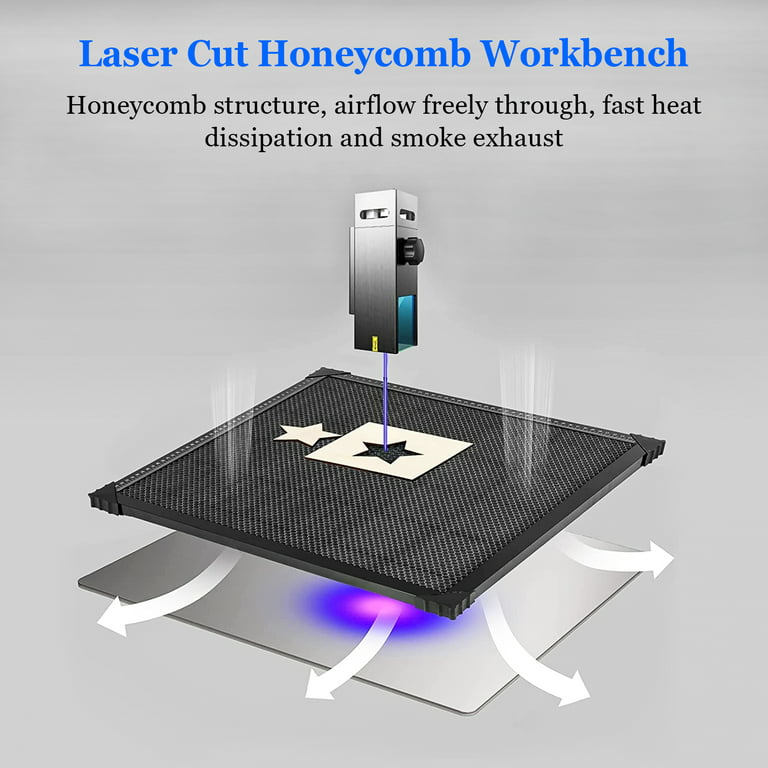 Honeycomb Laser Bed, 400 X 400 X 22 Mm Laser Working Table, Metal Honeycomb  Cutt