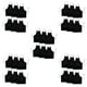 thumbnail image 1 of 30 Pack Delantal de Cocina Negro con 2 Bolsillos Delantal Antisuciedad Adecuado para Barbacoa Cocina Cocina Hornear Restaurante, 1 of 5