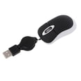 thumbnail image 5 of Mini Retractable Cable USB Wired Mouse Travel Optical Computer Mice, 5 of 5