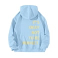 thumbnail image 2 of Sweat à Capuche Imprimé Sans Fermeture Éclair à Manches Longues pour Femmes, 2 of 5