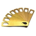 thumbnail image 1 of espaciador MX0312D 8 piezas cuñas de cuello de guitarra 0.2 mm 0.5 mm 1 mm de espesor juego de cuñas de latón placa de conexión de cuello atornillado reparación de cuello herramienta Luthier para bajo Romacci  espaciador, 1 of 6