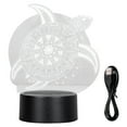 thumbnail image 1 of LED Night Light, 3D Light 7 Color  For Anniversary For Office, 1 of 8
