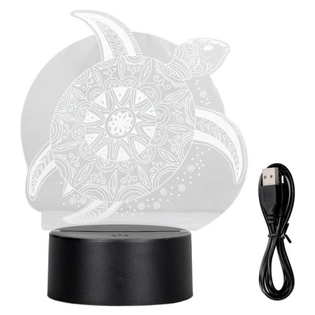 

3D Light Touch Changing LED Night Light For Anniversary For Office