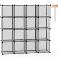 thumbnail image 1 of Organizador de almacenamiento C&AHOME, 16 cubos, plástico gris, UPCS16G, 120 x 31 x 120 cm, 1 of 8