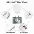 thumbnail image 5 of Kdxio Funny Cat File Tote Document Bag Business Briefcase Bag Document Organizer Tote Briefcase for Letter A4 Files Business Teacher Office Bag, 5 of 8