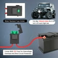 thumbnail image 3 of LED Light Bar Wiring Harness Kit, 300W 2 Leads 16 AWG Universal LED Work Light Bar Wiring Harness with 12V 40A Relay On & Off Switch for Off-Road Vehicles Fit 2 Lights, 3 of 6
