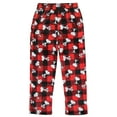 thumbnail image 3 of Peanuts, Adult Men’s, Snoopy Superminky Fleece Pajama Sleep Pants, Size S-XL, 3 of 4