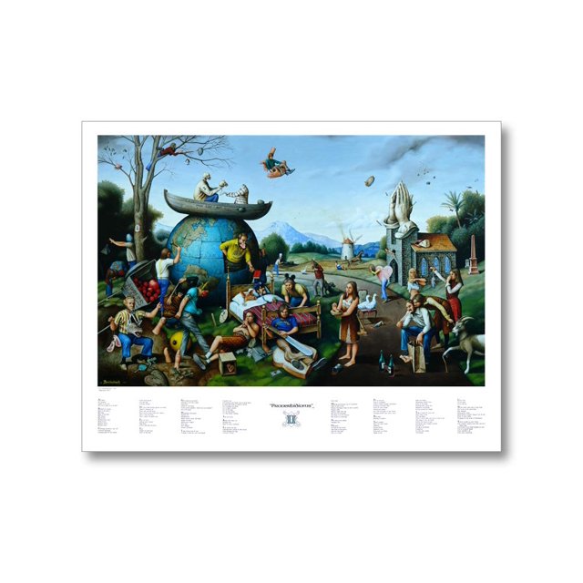 T. E. Breitenbach Proverdioms II - Affiche 28x22 Pouces