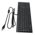 thumbnail image 1 of Clavier Industriel avec Pavé Tactile, Clavier Filaire IPC avec Structure de Pied en Ciseaux Portables, Clavier Rétroéclairé LED pour Usage Professionnel Ou Industriel, 1 of 8