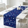 thumbnail image 5 of Darzheoy Independence Day Table Flag, Cotton Printed USA Stars and Stripes Table Runner, Fade-Resistant Machine Washable Decorative Table Flag for Dining Table, Coffee Table, Kitchen, Home, 5 of 8