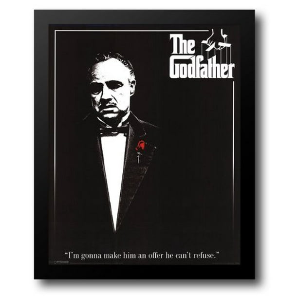 The Godfather Red Rose 20x24 Framed Art Print
