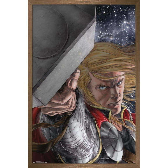 Marvel Comics - Thor - Astonishing 4 Wall Poster, 14.725" x 22.375", Framed