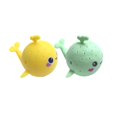 thumbnail image 1 of Bubble Blowing Whale Baby Squirt Toy For Bath Time, 1 of 8