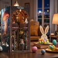 thumbnail image 6 of Book Nook Kit  Kits For Adults Diy Booknook Model Build 3d Wooden Puzzle Bookend Bookshelf Insert Miniature Dollhouse Home Decoration, 6 of 6