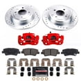 thumbnail image 2 of PowerStop Rear Z23 Evolution Sport Brake Pad and Rotor Kit with Red Powder Coated Calipers Fits: KIA Select Models KC6507A, 2 of 3