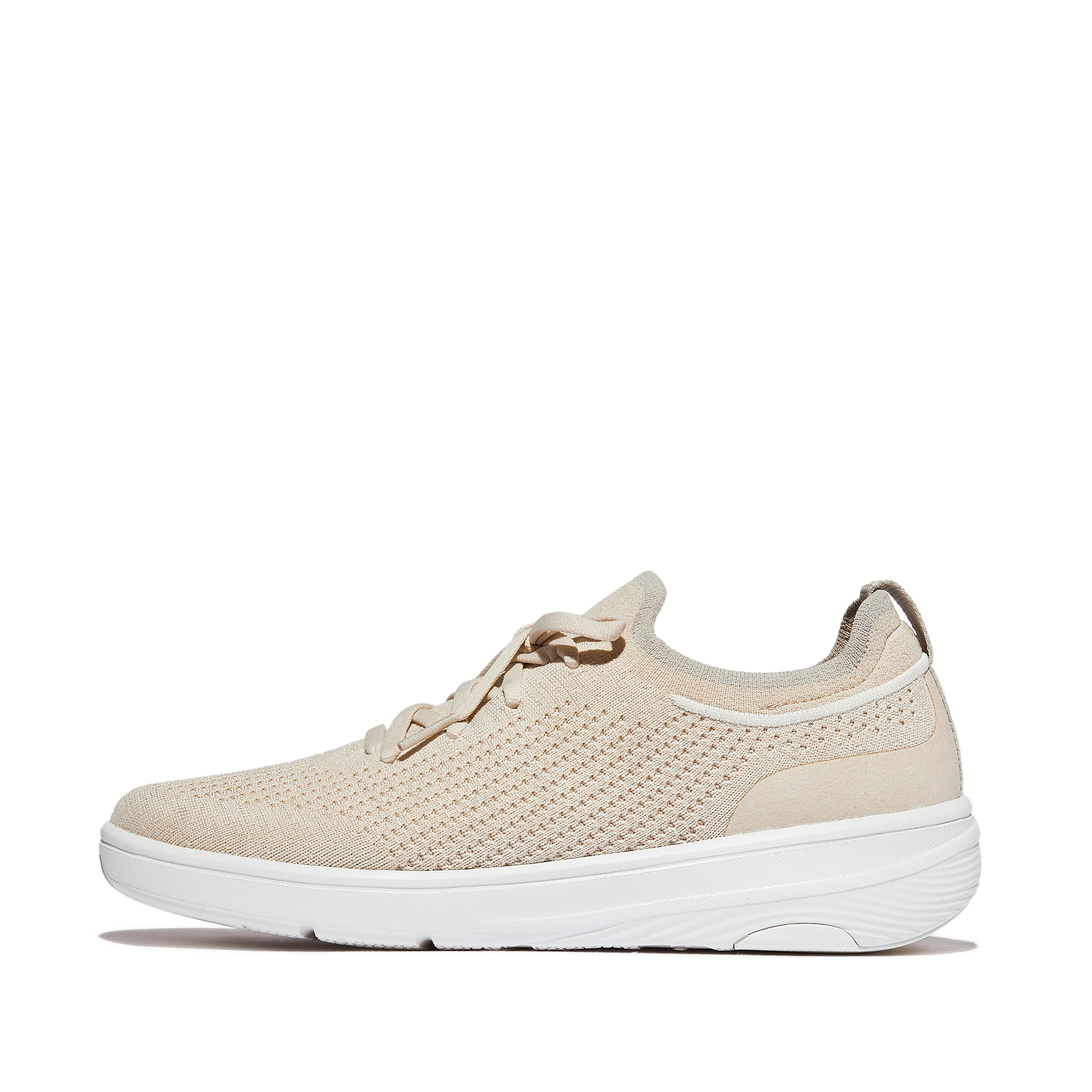 Fitflop Women's Super-Q Bow Knit Slip-On Laced Sneaker