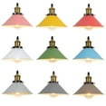 thumbnail image 7 of FSLiving 5.9 Feet Plug-in Dimmable Wall Sconce with Gooseneck Arm Vintage Design White Metal Sahde Lighting Fixtures for Bedroom Living Room Farmhouse Kitchen, Bulb Sold Separately - 2 Lights, 7 of 7