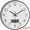 White and Black, variant on Unique Bargains Silent Non Ticking Wall Clock with Date and Temperature Green
