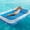 X-Large - 83''x 63'', variant on Inflatable Adult Pool Lounger Float, GVDV Extra Large Beach Sun Tanning Floaty Raft Sunbathing Water Lounge Floaties Tub, Blow Up River & Lake Suntan Floating Swimming Mattress Mat, Blue