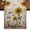 Gray, variant on Table Runners 48 Inches Long Dress Scarves, Vintage Sunflowers Farmhouse Kitchen/Dining Table Runner, Short Coffee Tablerunners, Spring Summer Retro Bees Yellow Floral 13x48 Inch