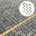 thumbnail image 3 of OULII Paving Pavement Molds Plastic Path Maker Mold Black 1Pack for Homeowners, 3 of 7