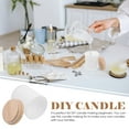 thumbnail image 2 of Empty Candle Jar Glass Candle Jar with Lid Candle Storage Container Candle Making Jar, 2 of 8