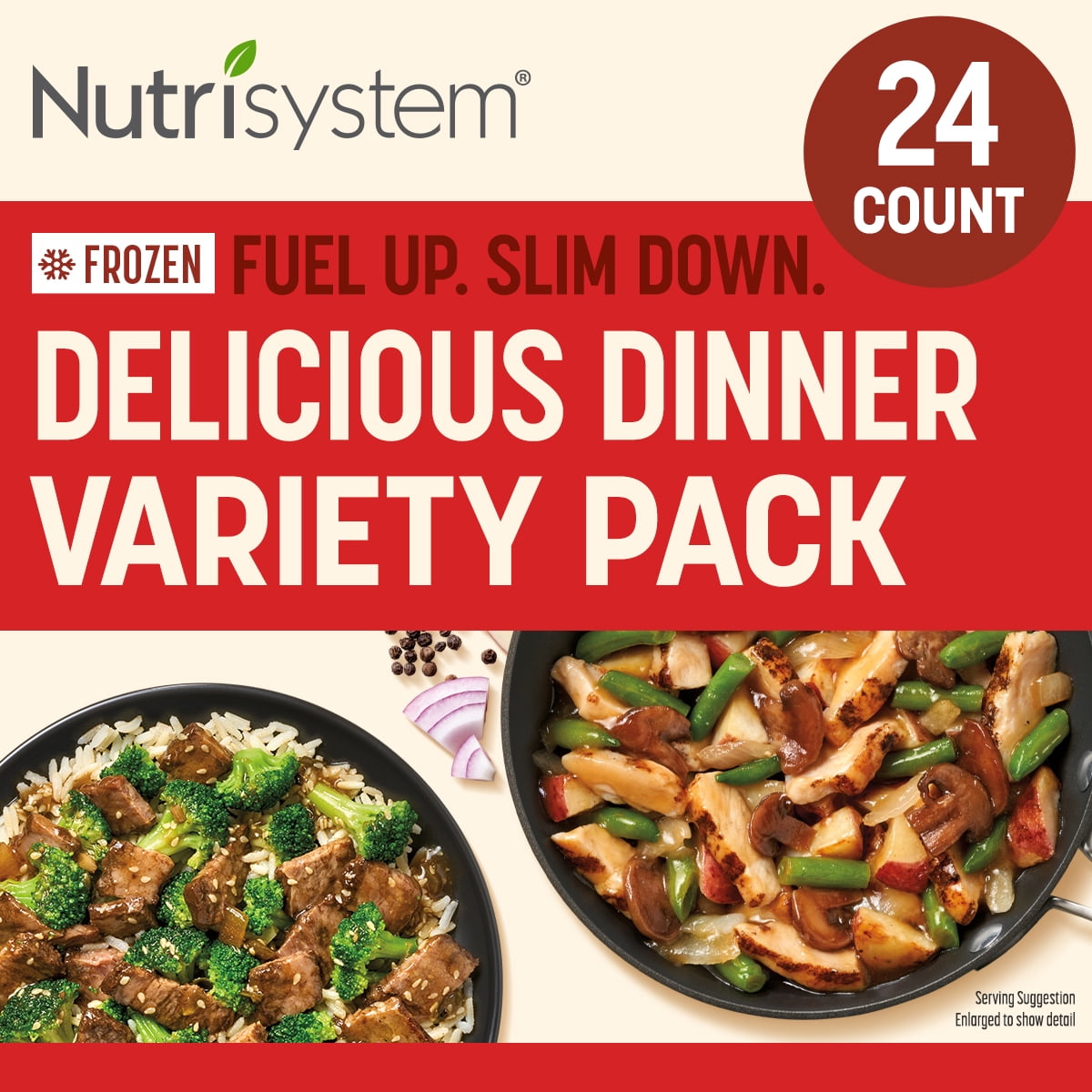 Nutrisystem® Premium Dinner Variety Pack 24ct Support Healthy Weight Loss with Convenient