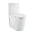 thumbnail image 6 of St. Tropez One-Piece 14" Rough-in 1.1/1.6 GPF Dual Top Vortex Flush Elongated Toilet in Matte White, 6 of 9