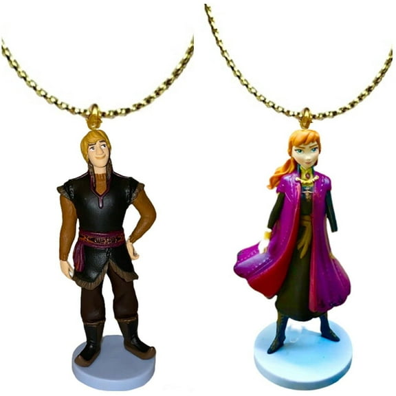 Princess Anna & Kristoff PVC 3” Ornament Set Figure Frozen Figurine Charm Gift