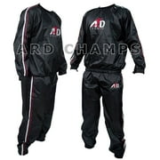 Ard Champs Heavy Duty Sweat Suit Sauna Exercise Gym Suit Fitness Weight Loss Anti-Rip