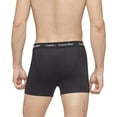 thumbnail image 2 of Calvin Klein Men's Cotton Stretch 3-Pack Boxer Brief, White, Black, Grey Heather, M, 2 of 3