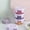 Purple 4O8, variant on ZZkhGO Mini Container, Square Food Box, Leak Proof Mini Container for Baby Food Snacks Seasoning
