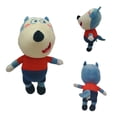 thumbnail image 2 of Wolfoo-peluches de animales suaves para niños, muñecos de dibujos animados en inglés, regalo de cumpleaños y Navidad, 30cm, 2 unids/lote, 2 of 5