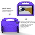thumbnail image 5 of Dteck Kids Case for Lenovo Tab M8 (2019) TB-8505F/TB-8505X, Shockproof Light Weight EVA Foam Handle Stand Tablet Case, Purple, 5 of 6