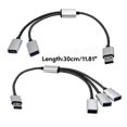 thumbnail image 5 of Adaptador divisor USB tipo Y con puerto de alimentación de host USB a puerto 3/2 USB 2.0 OTG (macho/hembra), 5 of 5