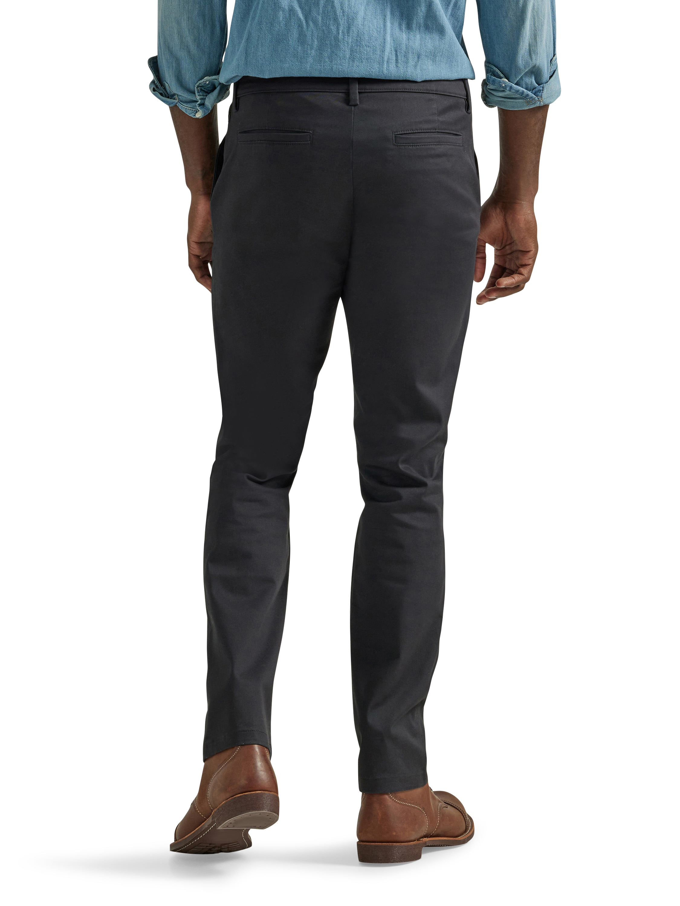 Lee® Men's Legendary Flat Front Slim Straight Pant with Wrinkle Resist