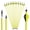 Fluorescent Yellow, variant on 30 inch Carbon Arrow Practice Hunting Arrows Spine 500 for Compound & Recurve Bow(Pack of 12)