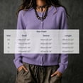 thumbnail image 6 of Cardigan Sweaters for Women Oversized Knit Button Up Cardigan Purple M, 6 of 6