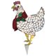 thumbnail image 2 of estatua d de de Navidad para los ornamentos de decoración del patio del hogar de de - L Acrílico Baoblaze Pollo de patio, 2 of 7