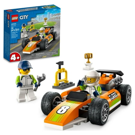 UPC: 0673419352000 | LEGO City Great Vehicles Race Car 60322 F1 Style Race Car Toy for Preschool Kids Aged 4 plus Years Old with Mechanic and Racing Driver Minifigures