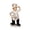 A, variant on White Chef Figurine Desktop Collectible Statue Resin Kitchen Home Countertop Table Decoration for Country Cottage Decor