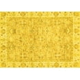 thumbnail image 1 of Ahgly Company Indoor Rectangle Abstract Yellow Modern Area Rugs, 5' x 8', 1 of 4