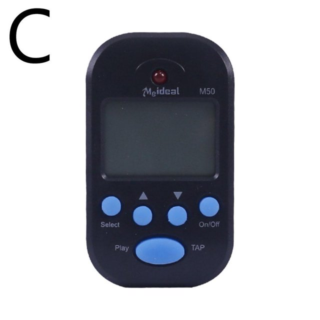 Digital Metronome for Guitar Piano Drum and All Instruments, Professional Clip on Digital Beat Tempo Metronome with Earphone Jack, LCD Screen Lightweight