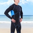 thumbnail image 4 of Traje de neopreno para hombres y mujeres, traje de buceo de manga larga neopreno cálido de cuerpo completo de 3 mm, traje buceo completo con protección UV, traje de buceo para surf, para surf(XXL), 4 of 5