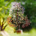 thumbnail image 4 of Tree Gift Crystal Tree Stone and Crystal Money Tree Healing Crystal Height 28cm, Width 18cm, 4 of 5