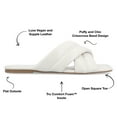 thumbnail image 2 of Journee Collection Womens Divyah Faux Leather Slip On Slide Sandals, 2 of 6