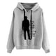 thumbnail image 2 of Pntutb Moda Mujer Casual Texto Divertido Letra Impreso Blusa De Manga Larga Bolsillo Pullover tops Sudaderas Con Capucha Pntutb Pntutb-1289, 2 of 6